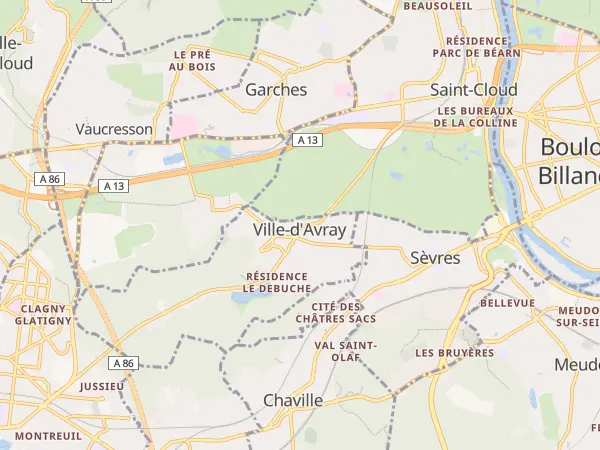 Plan de Ville-d’Avray
