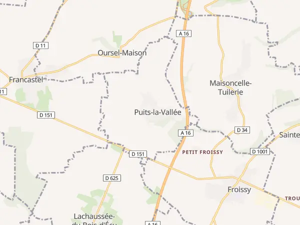 Plan de Puits-la-Vallée
