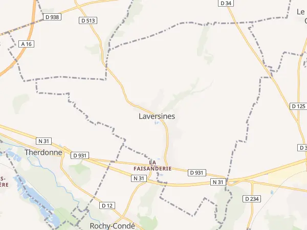 Plan de Laversines