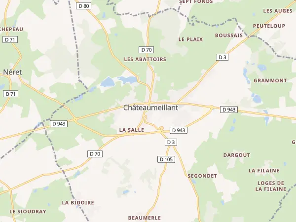 Plan de Châteaumeillant