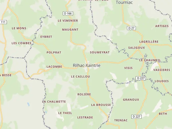 Plan de Rilhac-Xaintrie