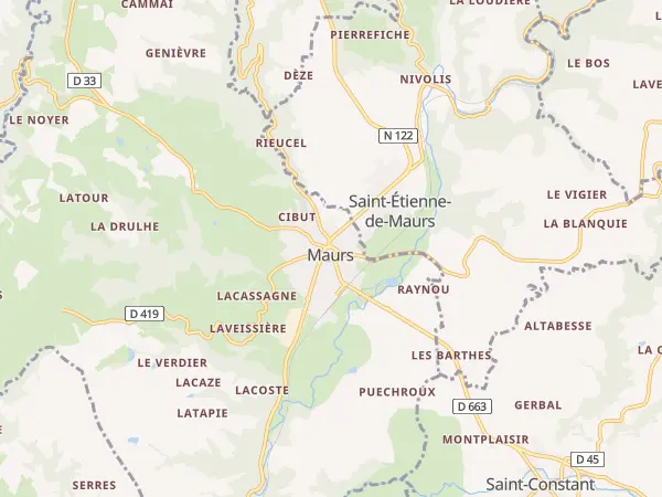 Plan de Maurs