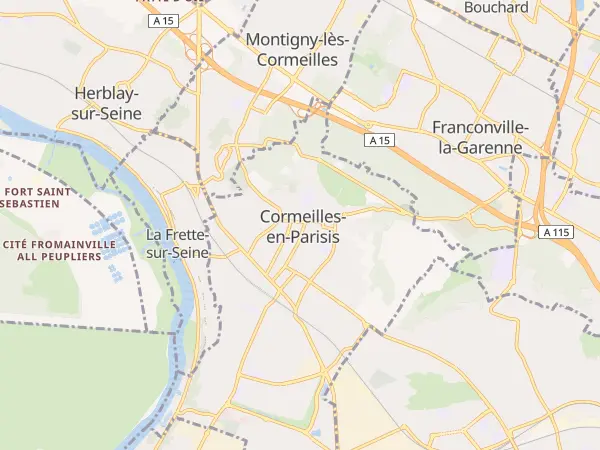 Plan de Cormeilles-en-Parisis