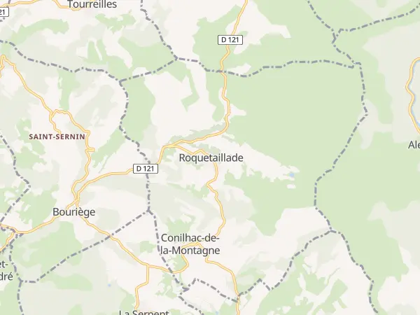 Plan de Roquetaillade-et-Conilhac