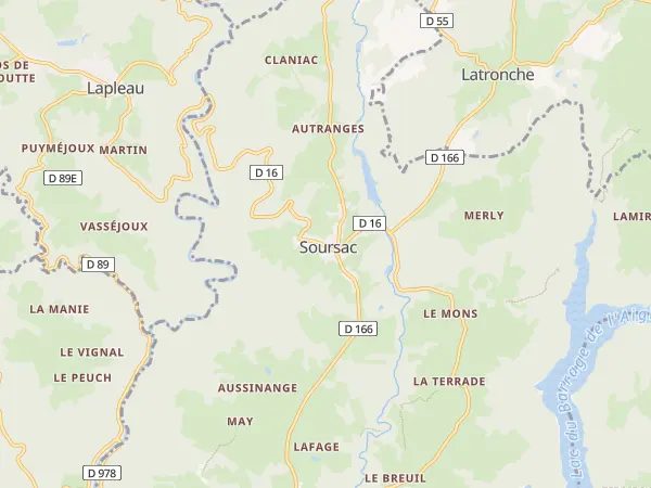 Plan de Soursac