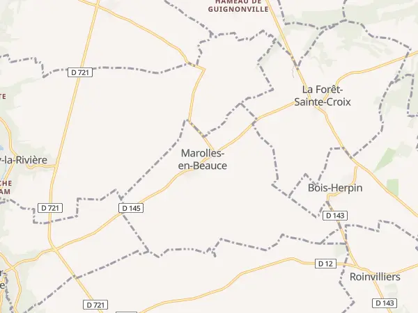 Plan de Marolles-en-Beauce