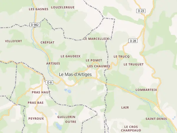 Plan du Mas-d’Artige