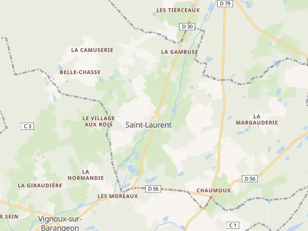 Plan de Saint-Laurent
