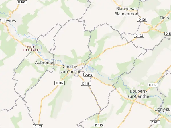 Plan de Monchel-sur-Canche