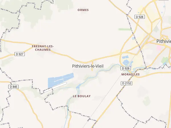 Plan de Pithiviers-le-Vieil