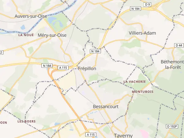 Plan de Frépillon