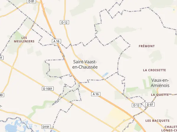Plan de Saint-Vaast-en-Chaussée