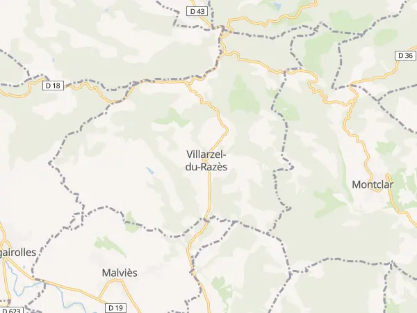 Plan de Villarzel-du-Razès