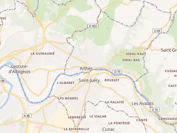Plan de Arthès