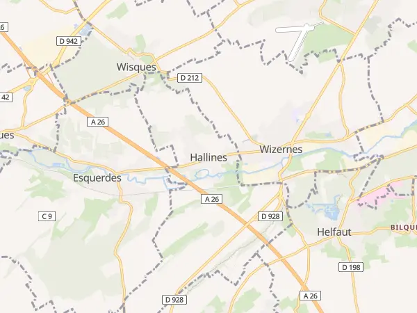 Plan de Hallines