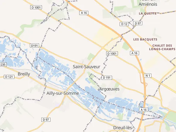 Plan de Saint-Sauveur