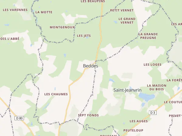 Plan de Beddes