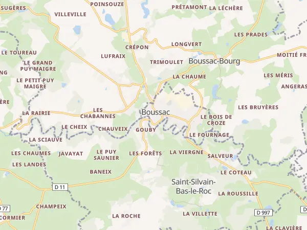 Plan de Boussac
