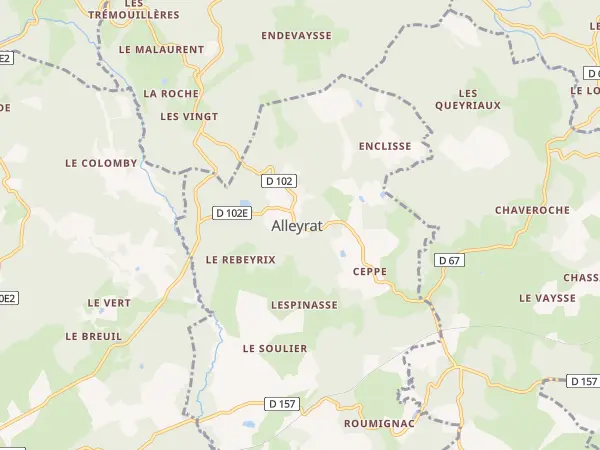Plan de Alleyrat