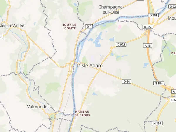 Plan de L’Isle-Adam