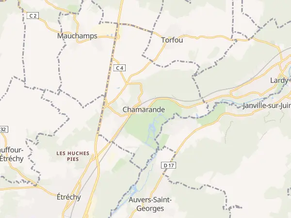 Plan de Chamarande