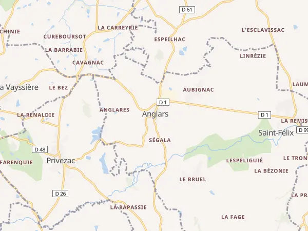 Plan de Anglars-Saint-Félix
