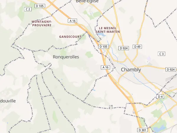 Plan de Ronquerolles