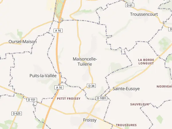 Plan de Maisoncelle-Tuilerie