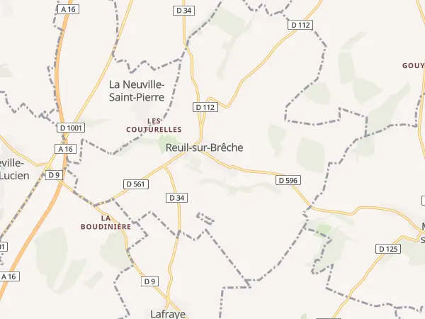 Plan de Reuil-sur-Brêche