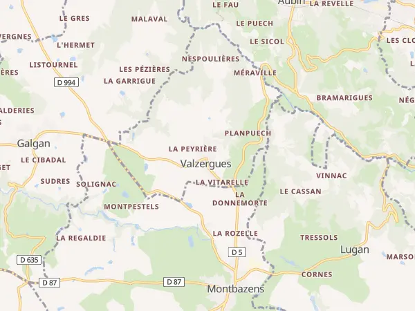 Plan de Valzergues