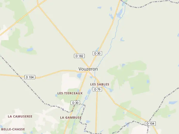Plan de Vouzeron