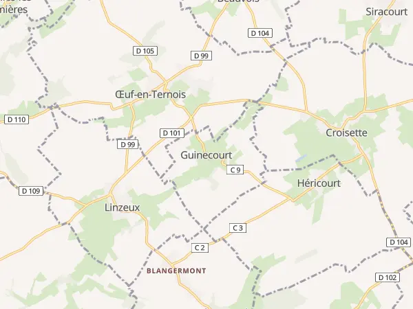 Plan de Guinecourt