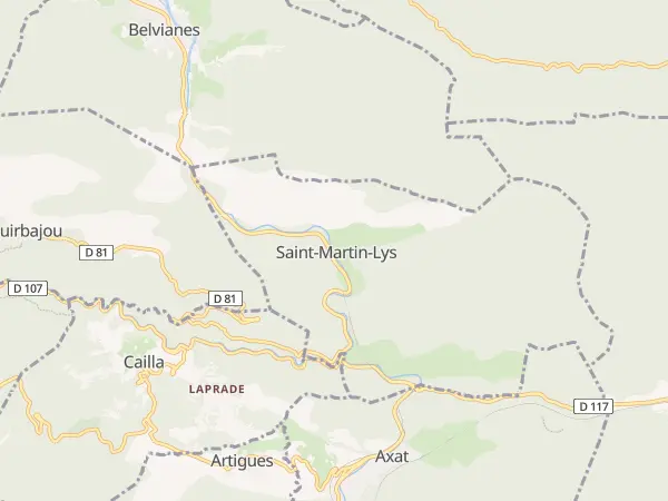 Plan de Saint-Martin-Lys