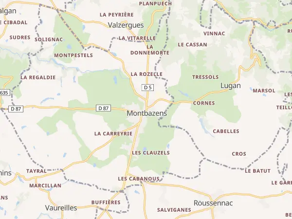Plan de Montbazens