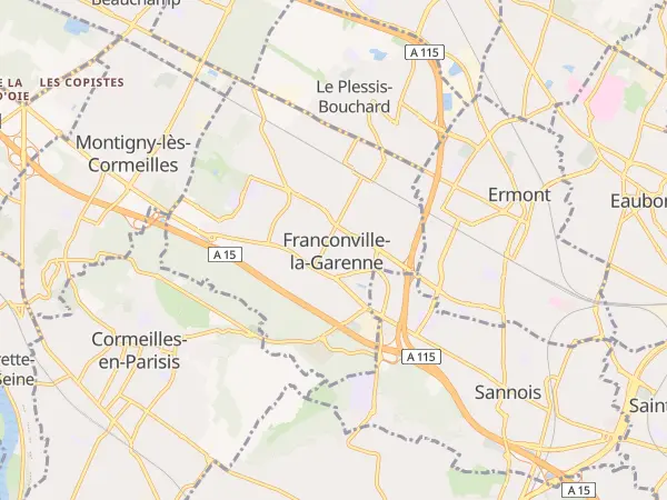 Plan de Franconville