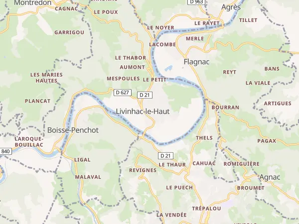 Plan de Livinhac-le-Haut
