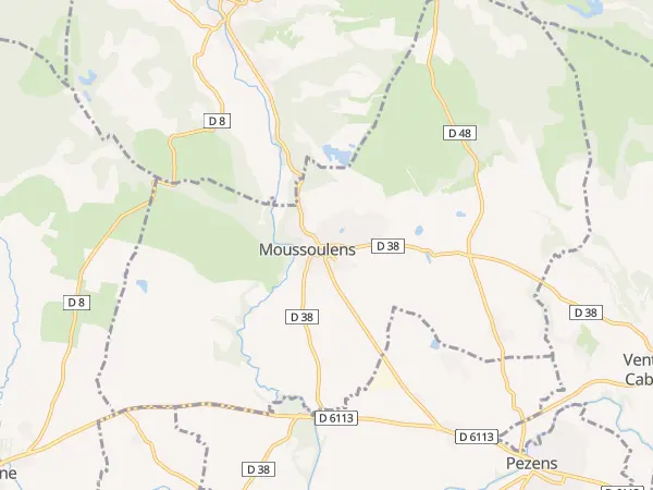 Plan de Moussoulens