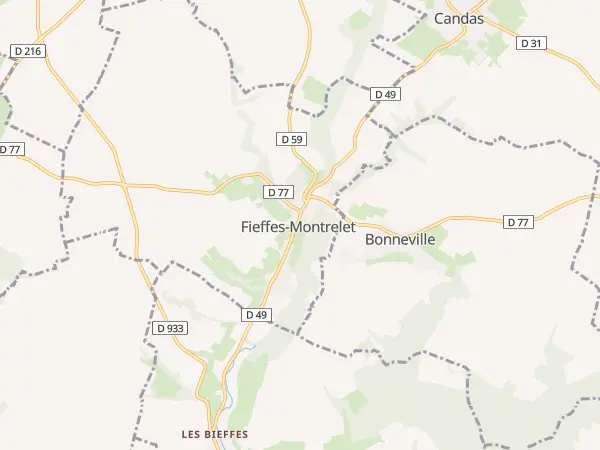 Plan de Fieffes-Montrelet