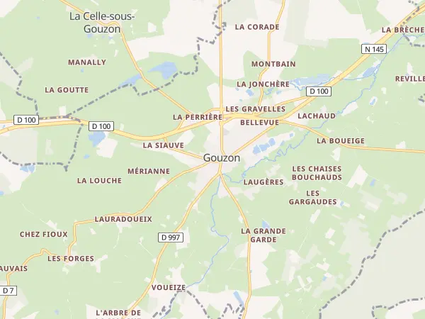 Plan de Gouzon
