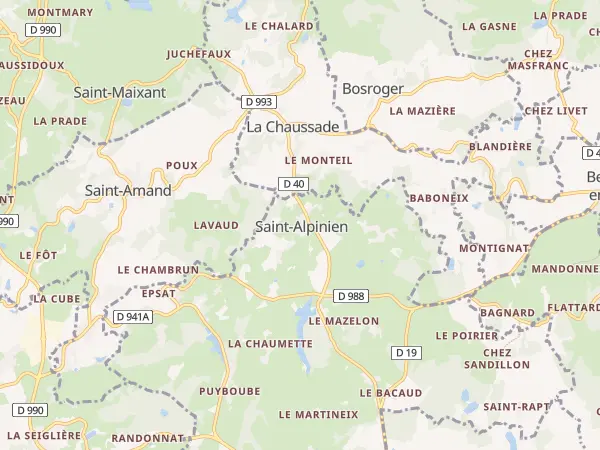 Plan de Saint-Alpinien