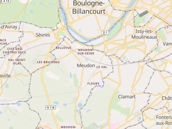 Plan de Meudon