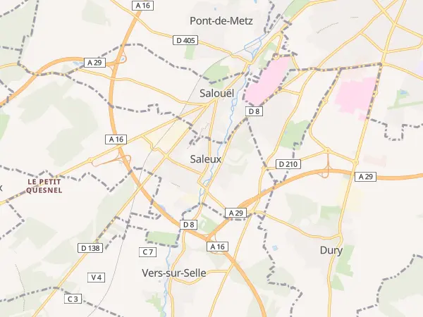 Plan de Saleux