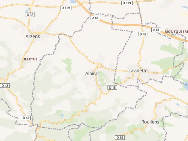 Plan de Alairac