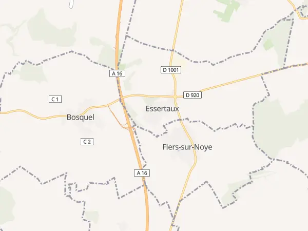 Plan de Essertaux