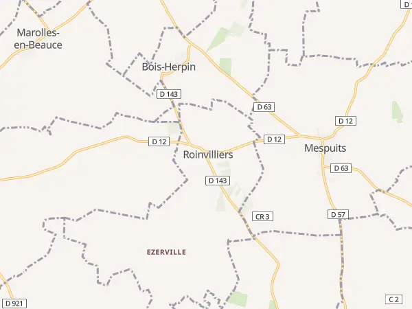 Plan de Roinvilliers