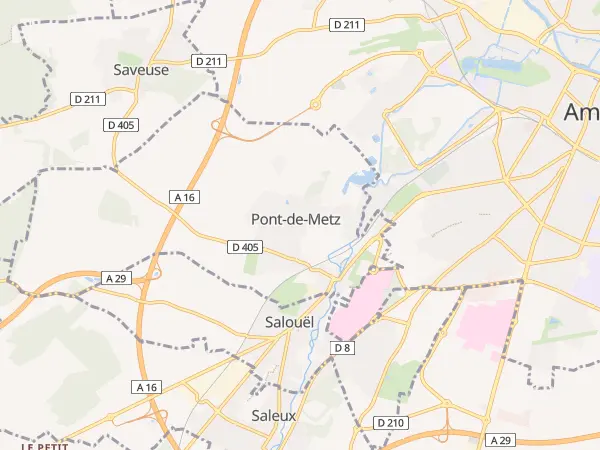 Plan de Pont-de-Metz