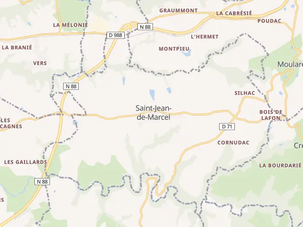 Plan de Saint-Jean-de-Marcel