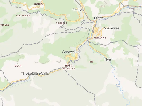 Plan de Canaveilles