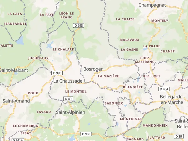 Plan de Bosroger