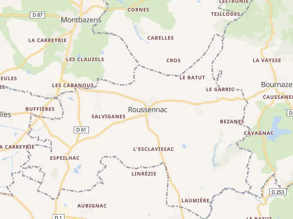 Plan de Roussennac